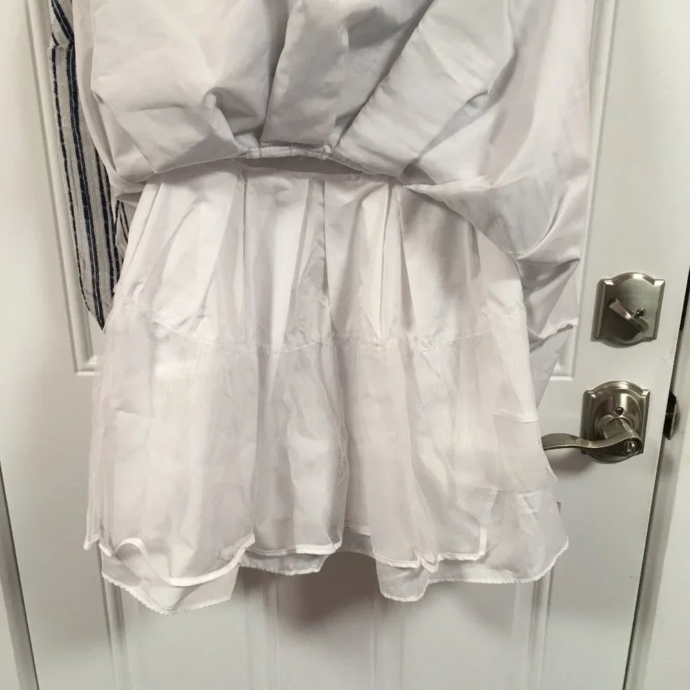 Pippa & Julie Sleeveless Blue & White Striped Fit & Flare Dress - Size 12